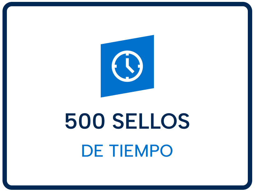 Bolsa de 500 Sellos de Tiempo