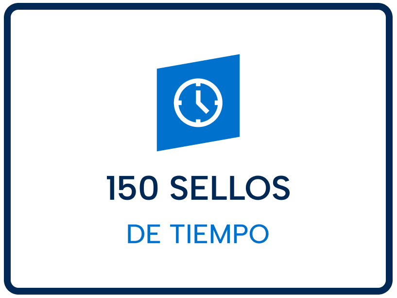 Bolsa de 150 Sellos de Tiempo