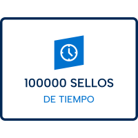 Bolsa de 100000 Sellos de Tiempo