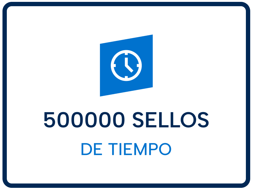 Bolsa de 500000 Sellos de Tiempo