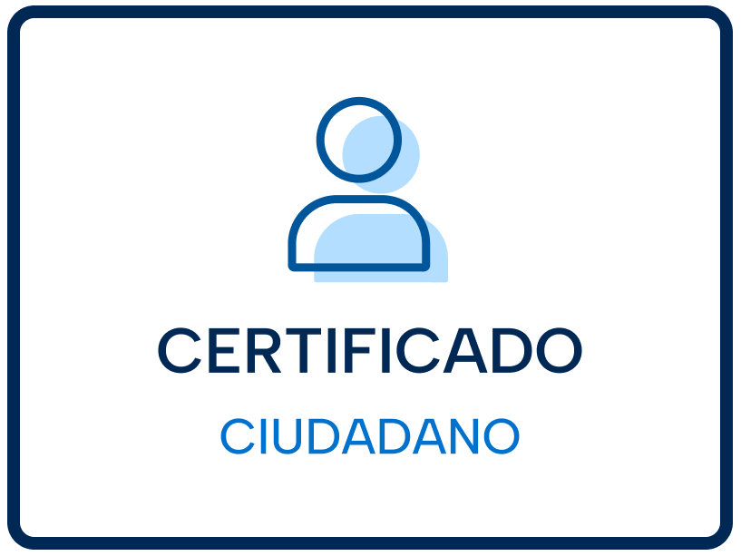 Certificado Digital de Ciudadano (Persona Física)