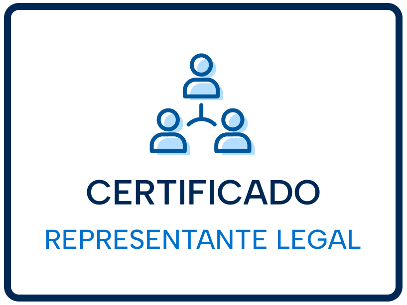 Certificado Digital de Representante Legal
